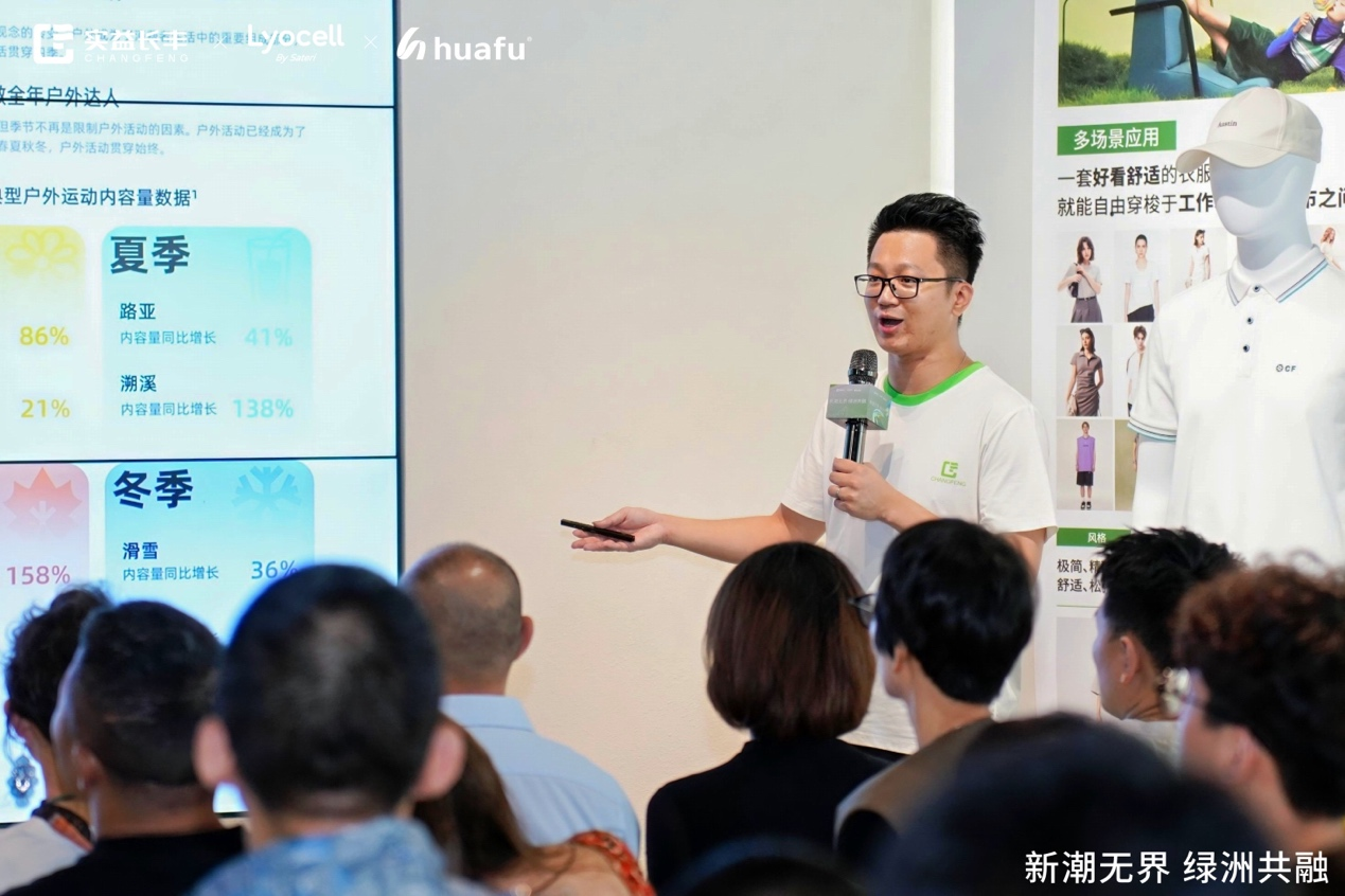 “新潮·无界-绿洲共融”实益长丰联合赛得利莱赛尔和华孚时尚共启生态自然与都市生活新篇章(图1)